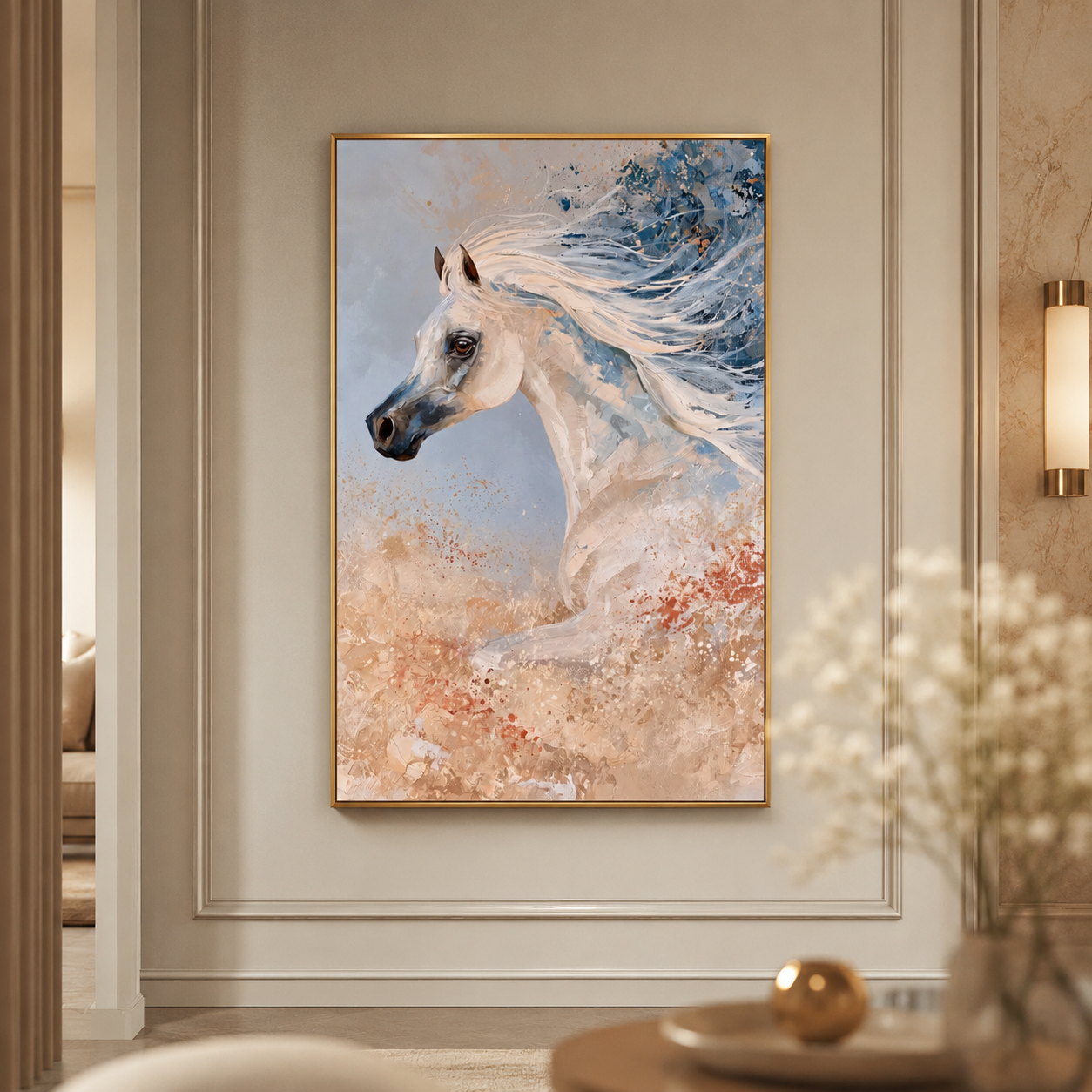 Quadro Cavalo Branco