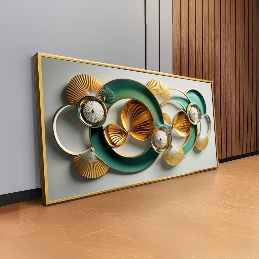 Quadro Abstrato Circular