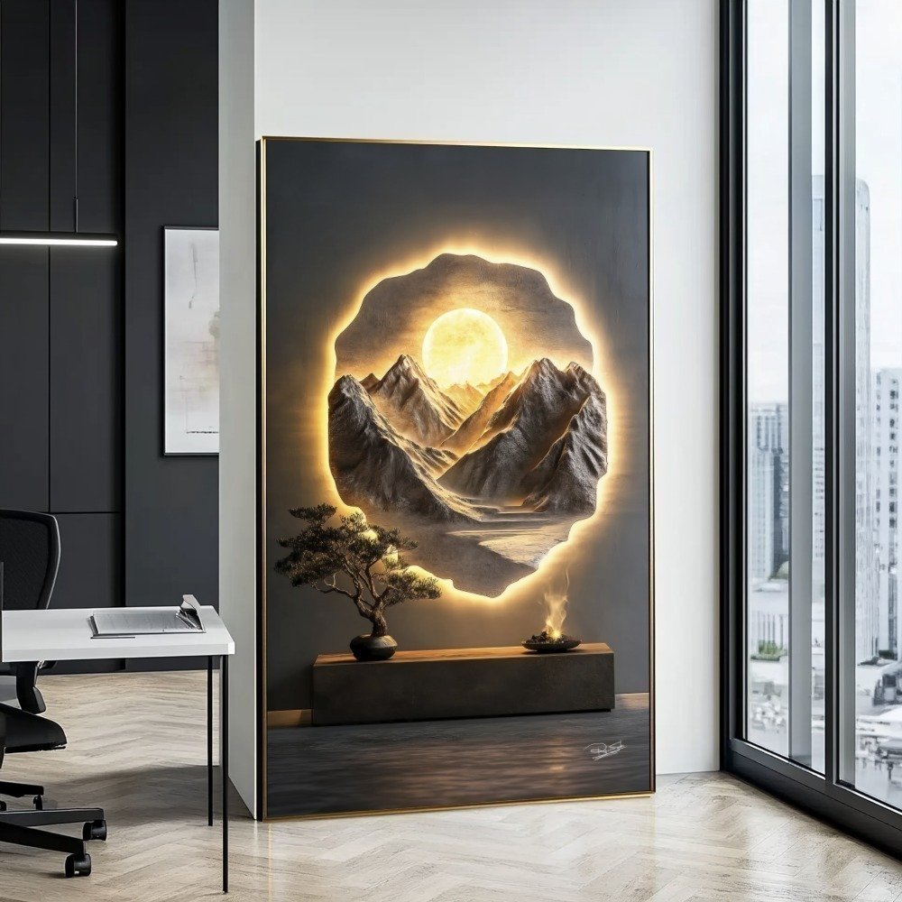 Quadro Bonsai Decoração Iii