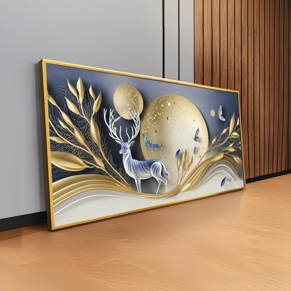 Quadro Cervo Dourado