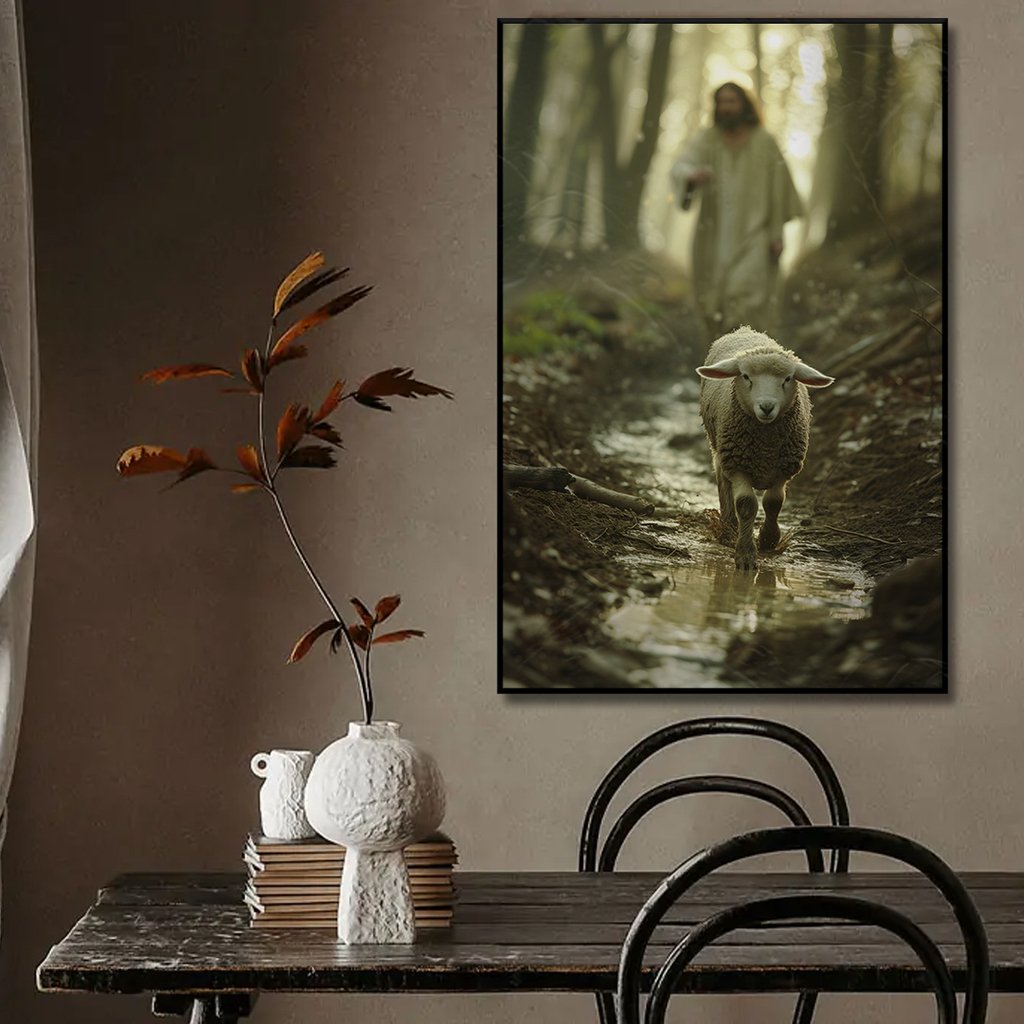 Quadro Jesus E A Ovelha