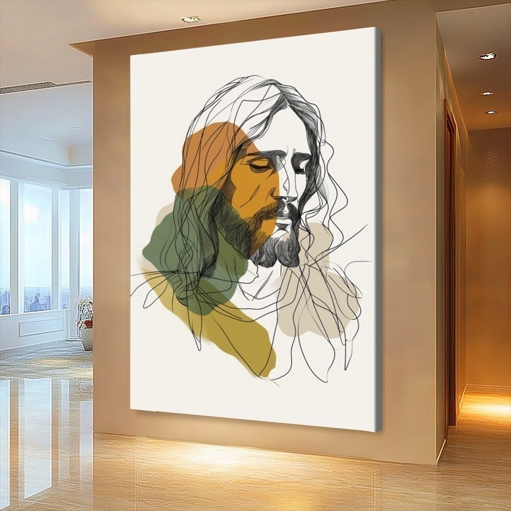 Quadro Jesus Minimalista