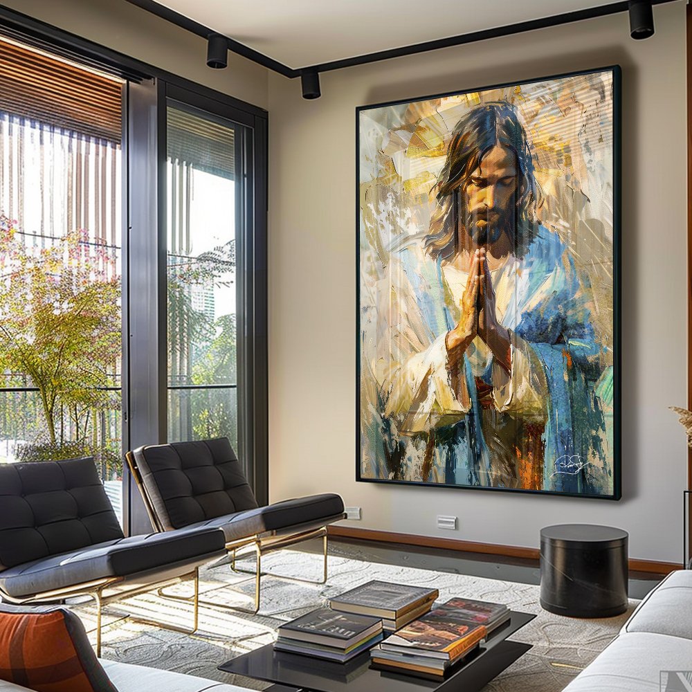 Quadro Jesus Orando