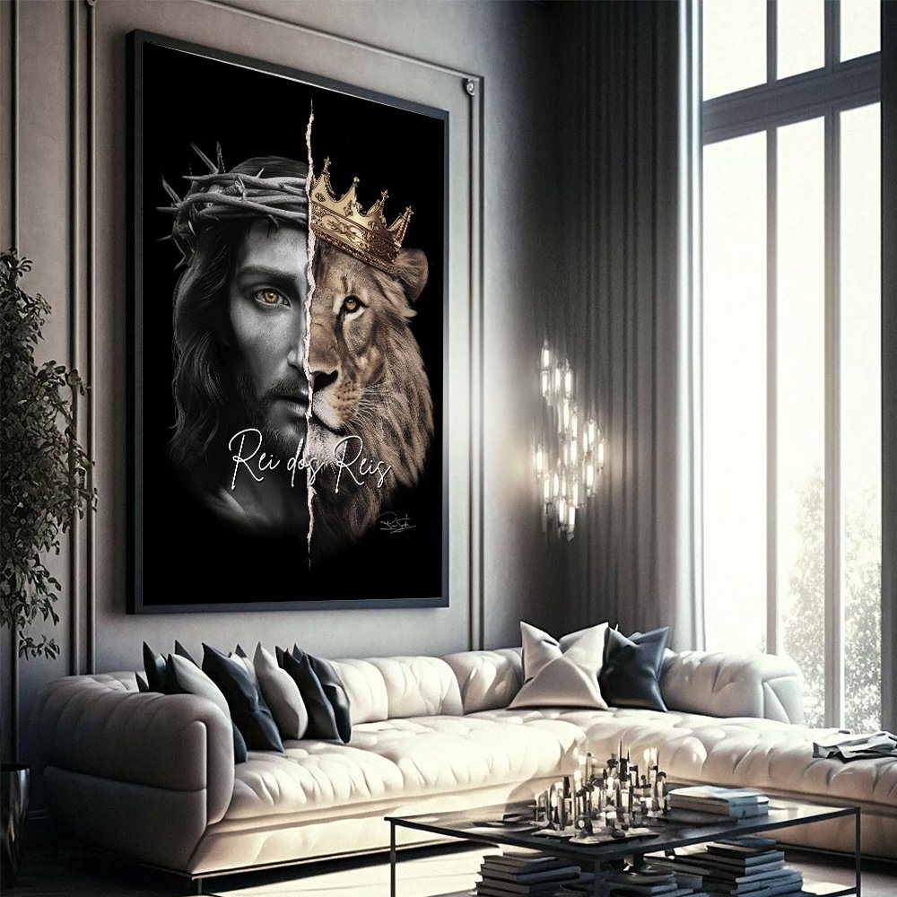 Quadro Jesus Rei Dos Reis